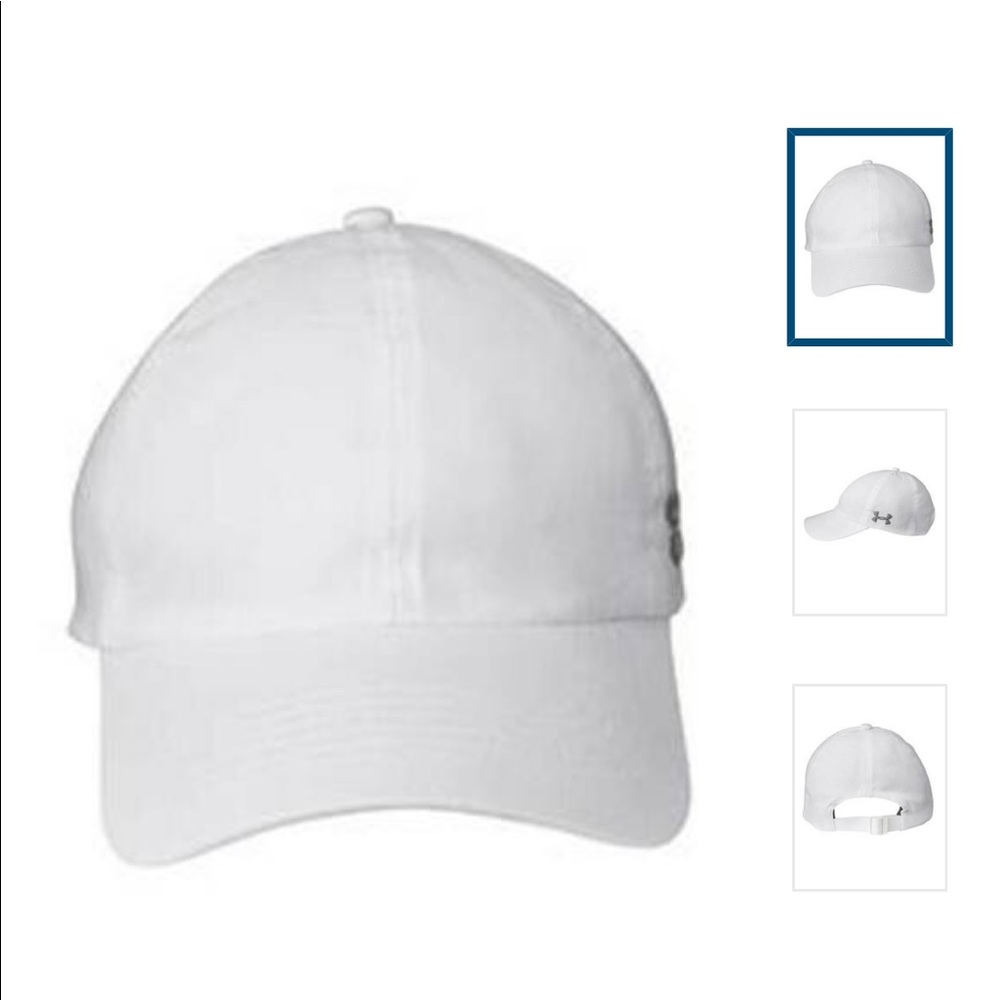 NEW Under Armour Women’s White Chino Hat 1295126 - Picture 2 of 9